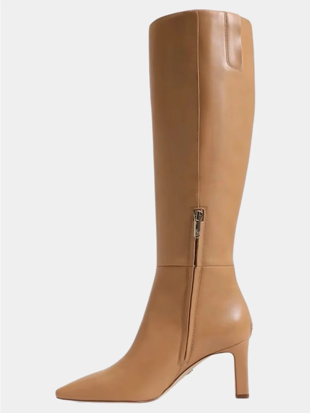 SAM EDELMAN Sylvia Knee High Leather Boot in Luxe Tan New $200.00 8.5